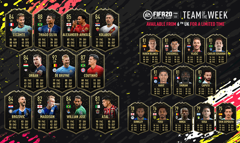 FIFA 20 TOTW 2