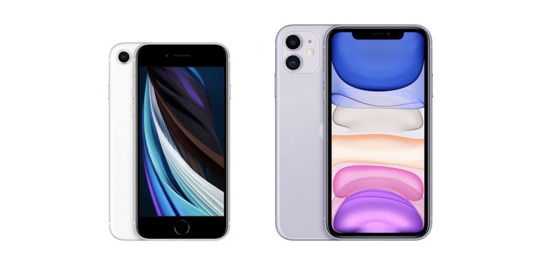 مقایسه آیفون SE با آیفون 11