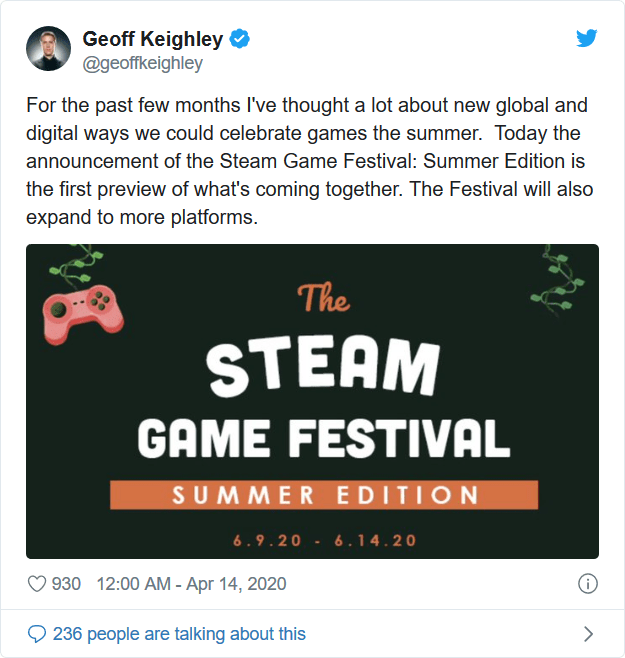 رویداد Game Festival: Summer Edition معرفی شد 