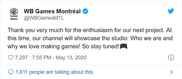 توئیت استودیو WB Games Montreal