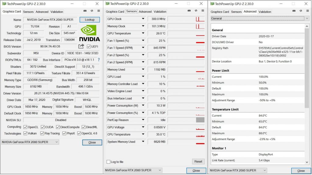 برنامه بنچمارک gpu-z