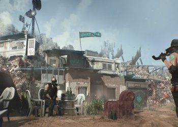 تصاویر کانسپت آرت جدید بازی Cyberpunk 2077 منطقه متروک Badlands را نشان می‌دهند