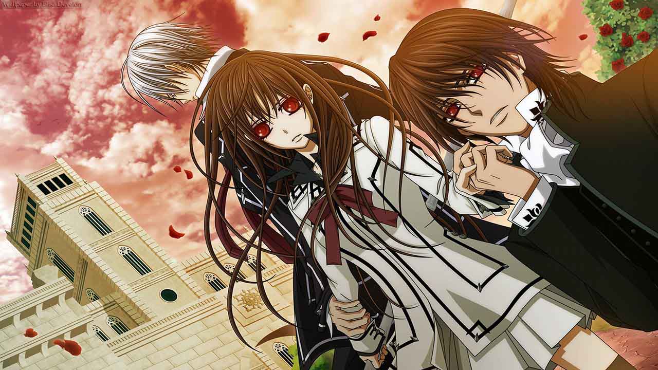معرفی بهترین انیمه های عاشقانه | انیمه Vampire Knight
