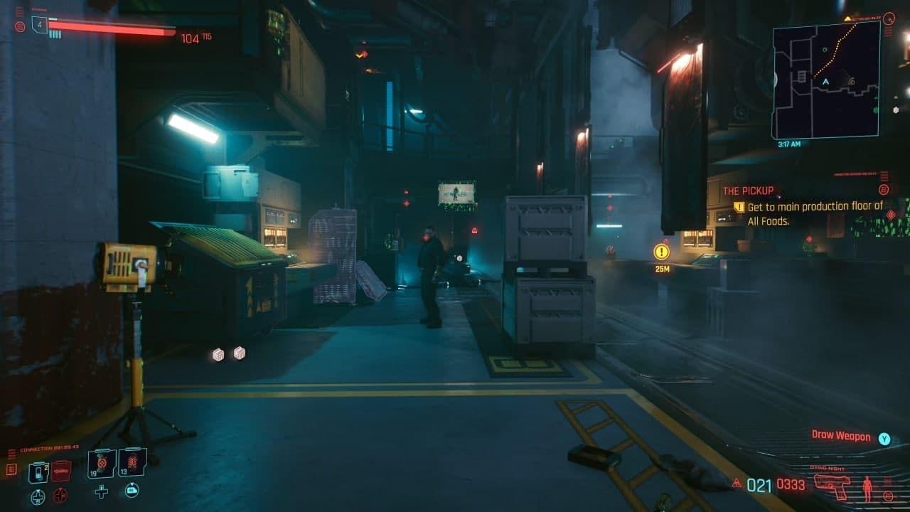 اسکن سریع در بازی Cyberpunk 2077