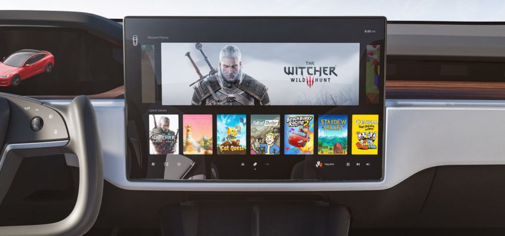 سیستم سرگرمی رسانه‌ای ماشین خودکار Tesla S با قدرت 10 ترافلاپ قادر به اجرای بازی Cyberpunk 2077 است