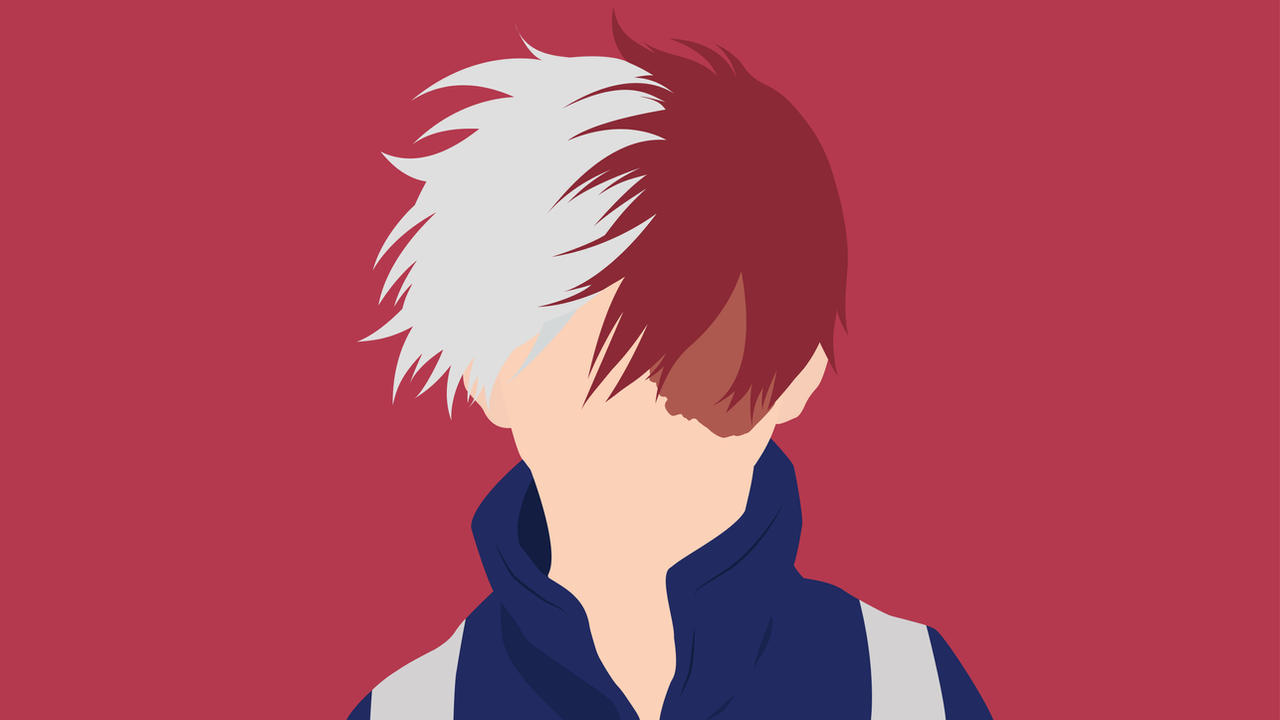 Shoto Todoroki از انیمه مدرسه قهرمانانه من