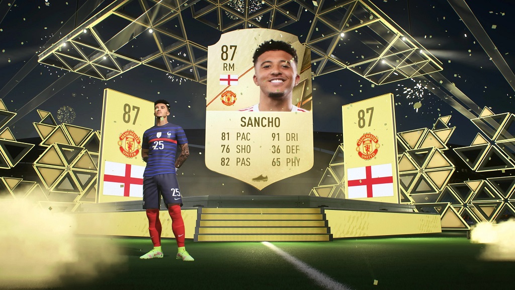 Sancho در آلتیمیت تیم بازی FIFA 22