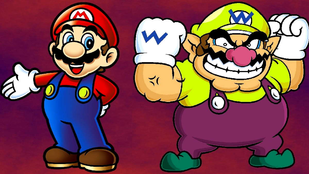 Wario چهره شرور Mario