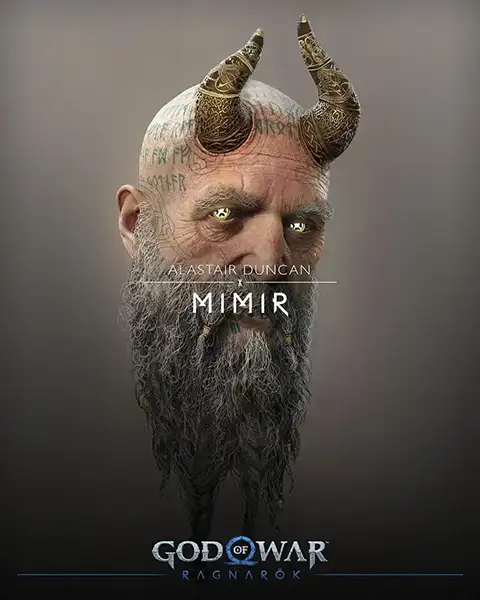 Mimir در بازی God of War Ragnarok