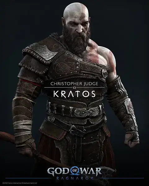 Kratos در بازی God of War Ragnarok