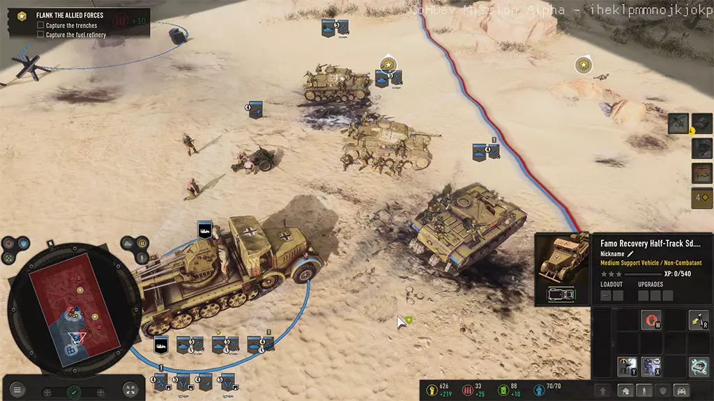 کمپین آفریقای شمالی بازی Company of heroes 3