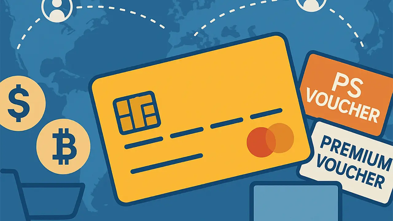 بهترین روش پرداخت بین‌المللی برای کاربران ایرانی؛ چرا پی اس ووچر و پرمیوم ووچر بهترین انتخاب‌اند؟